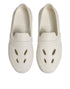 Dolce & Gabbana White Rubber Slides Low Top Sneakers Shoes